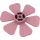 LEGO Medium Dark Pink Flower/propeller Ø61,84 (30078)