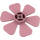 LEGO Rose moyen foncé Fleur/Hélice Ø61,84 (30078)