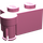 LEGO Rose moyen foncé Charnière Brique 1 x 4 Haut (3830 / 65122)