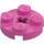 LEGO Medium Dark Pink Plate 2 x 2 Round with Axle Hole (with &#039;+&#039; Axle Hole) (4032)