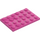 LEGO Medium Dark Pink Plate 4 x 6 (3032)