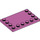 LEGO Mittleres dunkles Rosa Fliese 4 x 6 mit Bolzen auf 3 Edges (6180)