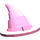 LEGO Medium Dark Pink Wizard Hat with Smooth Surface (6131)