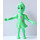 LEGO Medium Green Belville Fairy with Silver Stars Minifigure