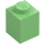 LEGO Medium Green Brick 1 x 1 (3005 / 30071)