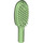 LEGO Medium Green Hairbrush with Short Handle (10mm) (3852)