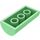 LEGO Vert moyen Pente 2 x 4 Incurvé sans rainure (6192 / 30337)
