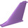 LEGO Medium Lavender Aircraft Tail 2 x 12 x 8 with Rudder (54094)