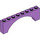 LEGO Medium lavendel Bue 1 x 8 x 2 Hevet, tynn topp uten forsterket underside (16577 / 40296)