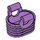 LEGO Medium lavendel Basket (18658 / 93092)
