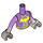 LEGO Medium Lavender Bat Girl Friends Torso (92456)