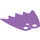 LEGO Mittlerer Lavendel Batman Umhang mit 5 Punkten und normaler Stoff (21845 / 56630)