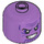 LEGO Mittlerer Lavendel Groß Kopf mit Thanos Medium Angry Gesicht (78989)