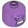 LEGO Mittlerer Lavendel Groß Kopf mit Thanos Very Angry Gesicht (104722)