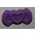 LEGO Medium Lavender Bow with Heart and Recess (92355)