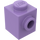 LEGO Medium lavendel Steen 1 x 1 met Stud Aan een Kant (87087)