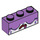 LEGO Mittlerer Lavendel Backstein 1 x 3 mit Sleeping Unikitty Gesicht (3622 / 38905)