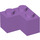 LEGO Medium Lavender Brick 2 x 2 Corner (2357)
