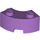 LEGO Medium Lavender Brick 2 x 2 Round Corner with Stud Notch and Reinforced Underside (85080)