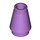 LEGO Medium Lavender Cone 1 x 1 with Top Groove (28701 / 59900)