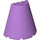 LEGO Medium Lavender Cone 8 x 4 x 6 Half (47543 / 48310)