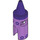 LEGO Lavanda medio Crayon Disfraz con Dark Morado Parte superior y Flores (49386)