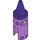 LEGO Medium Lavender Crayon Costume with Dark Purple Top and Flowers (49386)