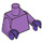 LEGO Mittlerer Lavendel Crayon Mädchen Minifigur Torso (973 / 76382)