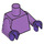 LEGO Mittlerer Lavendel Crayon Girl Minifig Torso (973 / 76382)