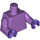 LEGO Medium lavendel Crayon Meisje Minifiguur Torso (973 / 76382)