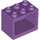 LEGO Medium lavendel Kast 2 x 3 x 2 met verzonken noppen (92410)