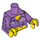 LEGO Mittlerer Lavendel Disco Diva Minifig Torso (973 / 88585)