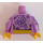 LEGO Mittlerer Lavendel Disco Diva Minifig Torso (973 / 88585)