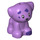 LEGO Medium Lavender Dog (Sitting) with Dark Purple Spots (69901 / 72461)