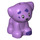 LEGO Lavande moyenne Chien (Sitting) avec Dark Purple Spots (69901 / 72461)