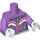 LEGO Medium Lavender Downhill Skier Torso (973 / 88585)