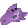 LEGO Medium lavendel Elves Draak Hoofd met Blauw en Purple Eye (24196 / 26586)