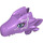 LEGO Medium lavendel Elves Draak Hoofd met Blauw en Purple Eye (24196 / 26586)