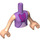 LEGO Mittlerer Lavendel Fairy Godmother Friends Torso (92456)