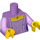 LEGO Lavanda medio Fairytale Princesa Minifigura Torso (973 / 88585)