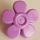 LEGO Medium Lavender Flower with Smooth Petals with Small Pin (93080)