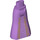 LEGO Medium Lavender Friends Hip with Long Skirt with Gold Trim and Lavender Lace (Thick Hinge) (15875 / 37812)