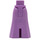 LEGO Medium Lavender Friends Hip with Long Skirt with Stars on Bottom (Thick Hinge) (15875 / 36187)