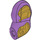 LEGO Medium Lavender Giant Left Arm with Thanos Gold Armor (10154 / 45817)