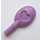 LEGO Medium Lavender Hand Mirror with Heart with Oval Mirror Sticker