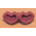 LEGO Mittlerer Lavendel Heart-Shaped Sunglasses