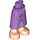 LEGO Mittlerer Lavendel Hüfte mit Medium Skirt mit Lavender Triangle (59794)