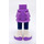 LEGO Medium lavendel Hofte med Kort Dobbelt Layered Nederdel med hvid og Lilla shoes (23898 / 92818)