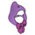 LEGO Medium Lavender Hood with White Hair and Magenta Bow (33848 / 75808)