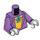LEGO Mittlerer Lavendel Joker Minifig Torso (973 / 76382)